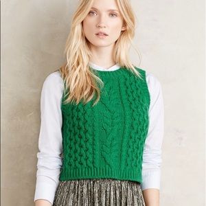 Anthropologie Moth Sweater Vest